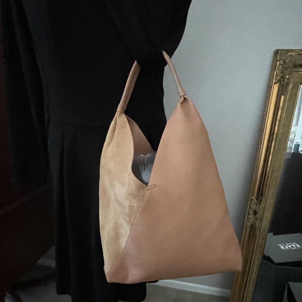 Vegan leather & Suede Shiraleah Tote